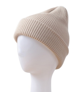 Knitted Beanie HA300244 LIGHT TAUPE